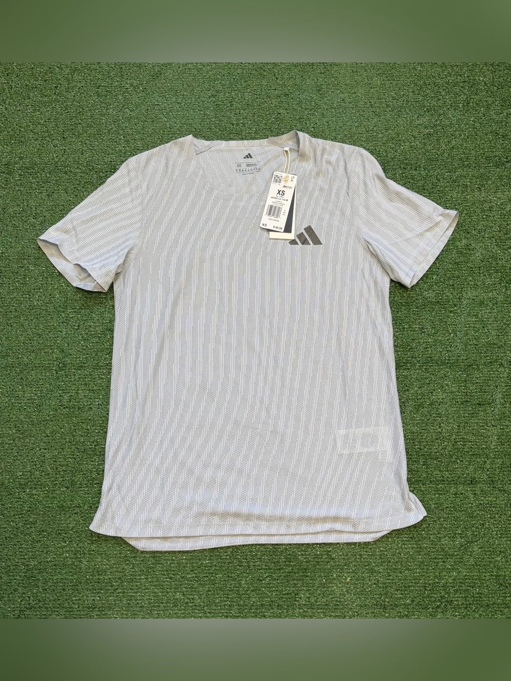 Adidas ADI365 RUNNING CLIMACOOL+ T-SHIRT Sz XS JM5701 Men’s NWT Grey